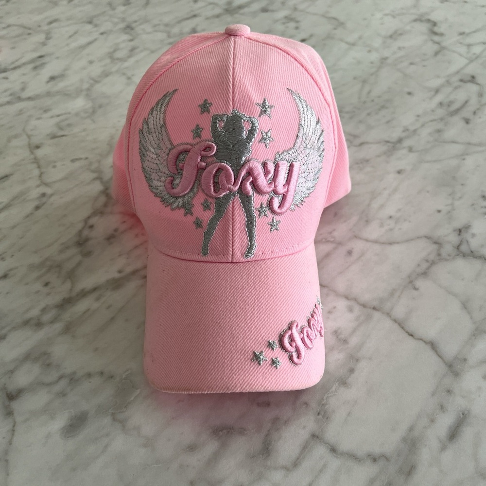 Foxy Pink Embroidered Women's Cap